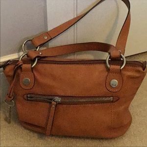 Vintage Fossil soft leather bag